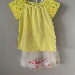 Cat & Jack Tulle Skirt Set M (7-8)
